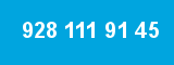 928 111 91 45